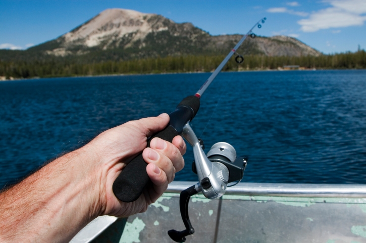 Fishing at Mammoth Lakes