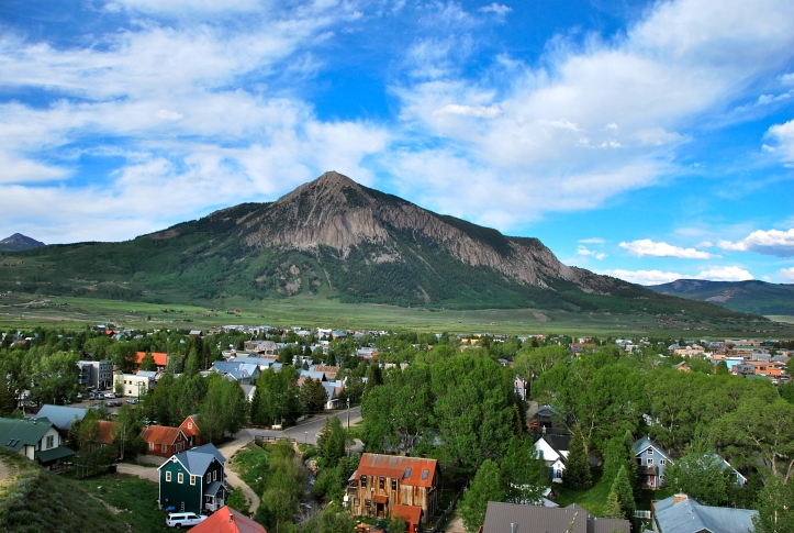 Nearby town of Crested Butte