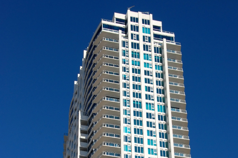 High-rise condominiums