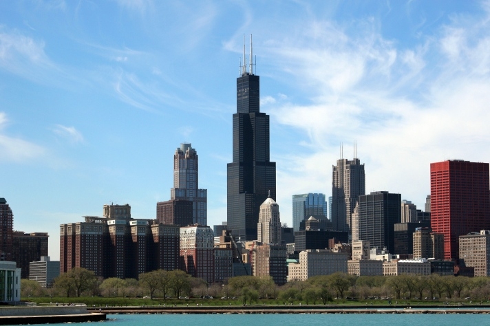 Sears Tower and Chicago skyline